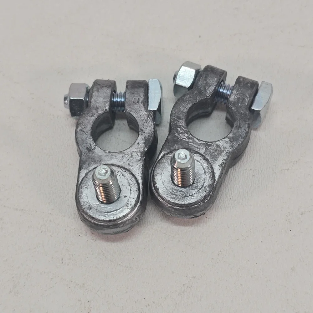 QTY 2 Automotive Lead Universal Battery Terminal Connector Heavy Duty‎ Metal